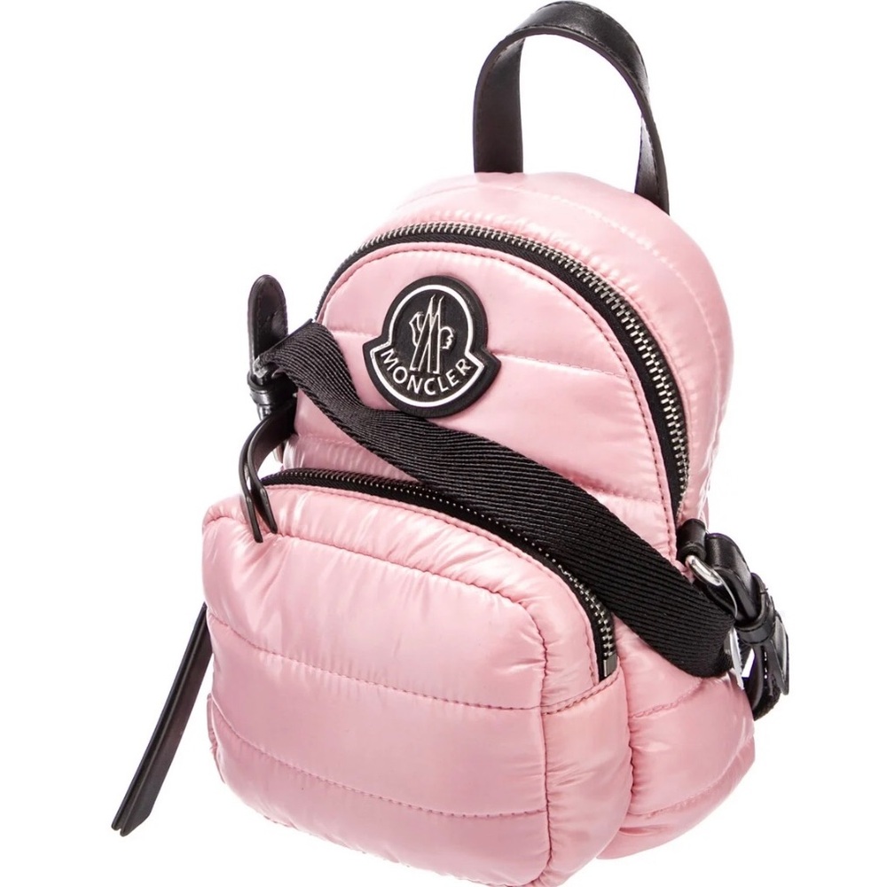 Rare! Moncler pink kilia crossbody bag euc! Trending puffer for summer! - Picture 2 of 6